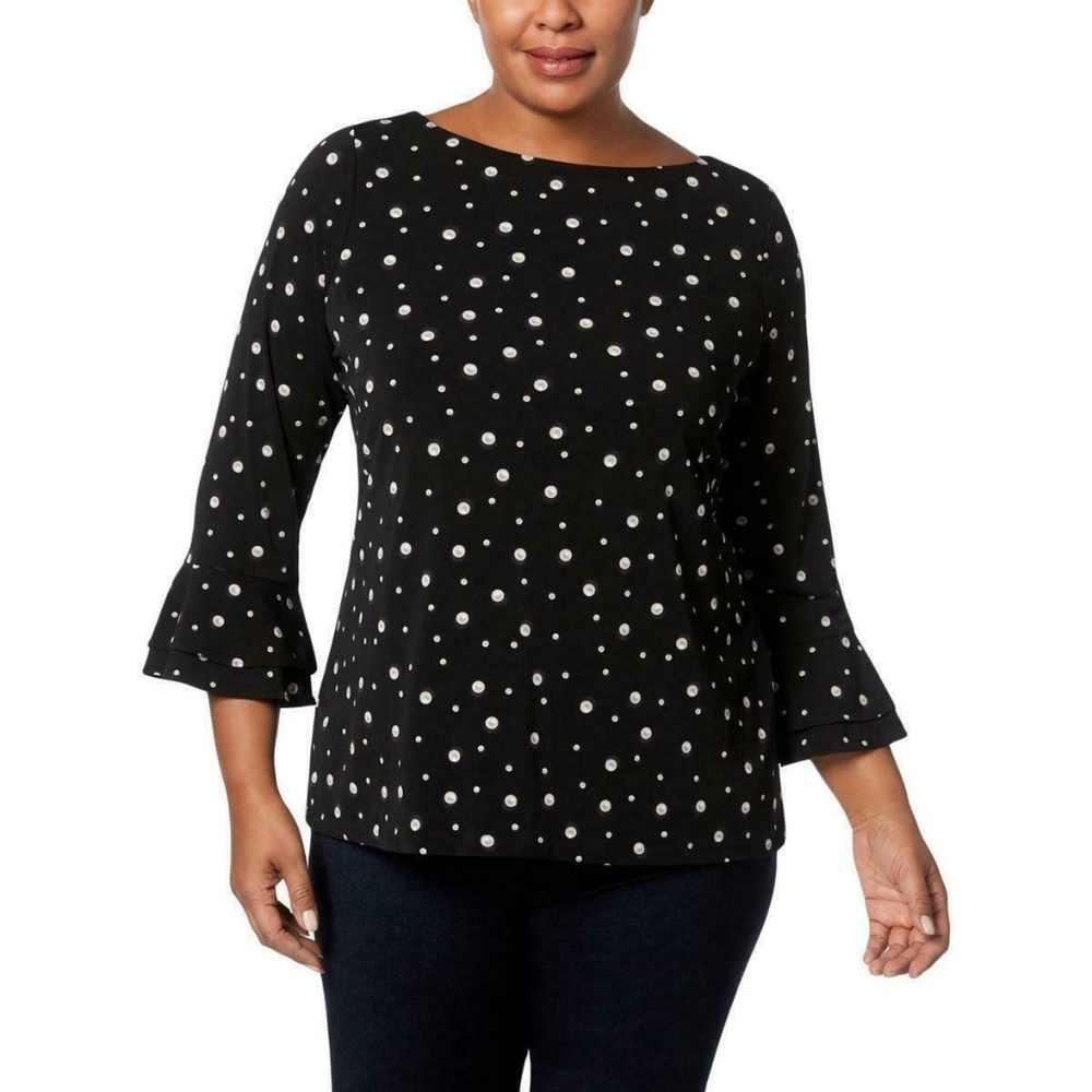 Last One! NWT Charter Club Tiered Sleeve Blouse
